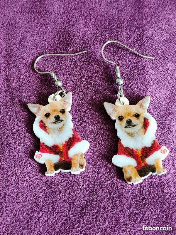 Boucles d'oreilles de Noël (image 1)