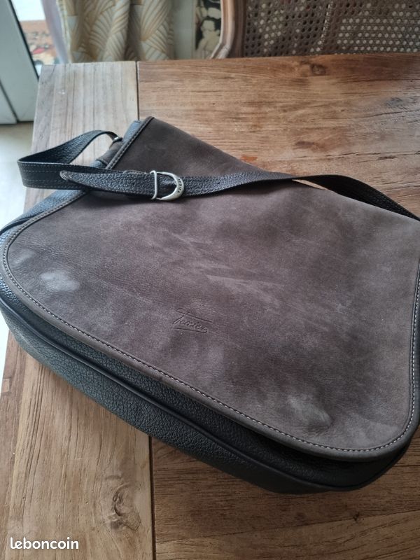 Besace cuir Texier Accessoires Bagagerie