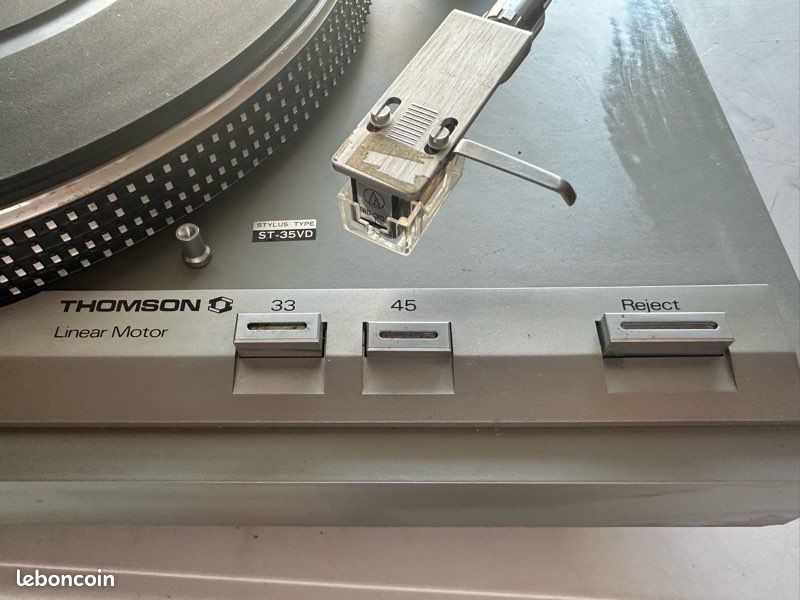 Platine Vinyle Vintage Thomson ST-35VD Fonctionnelle Tbe