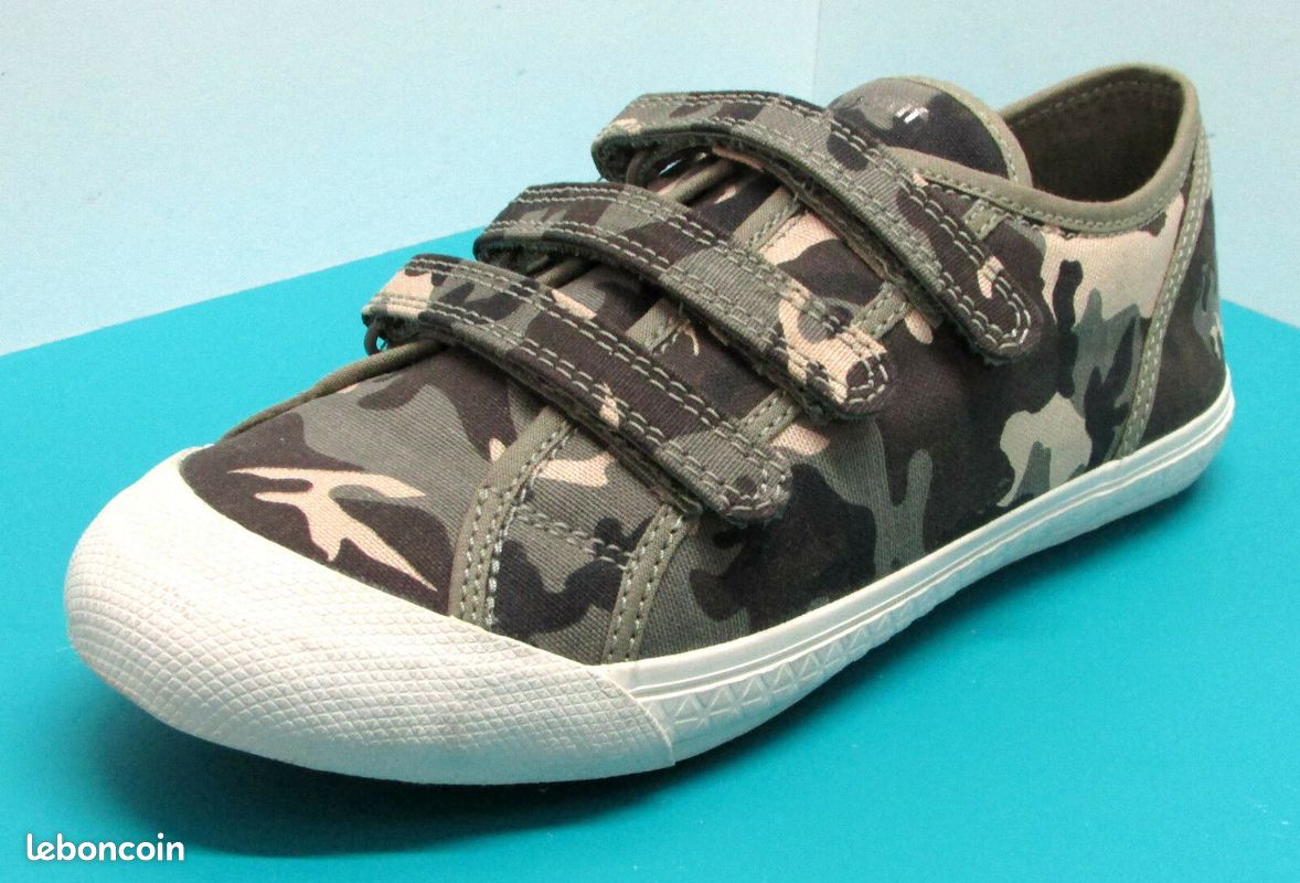 Baskets en toile camouflage / 35 Le Cop Sportif (image 2)