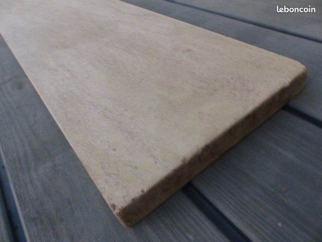 Belle grande dalle / plaque de pierre naturelle (L = 105 cm / épaisseur = 3 cm) (image 3)
