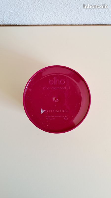 Cache pot orchidées et plantes vertes plastique rose prune (image 4)