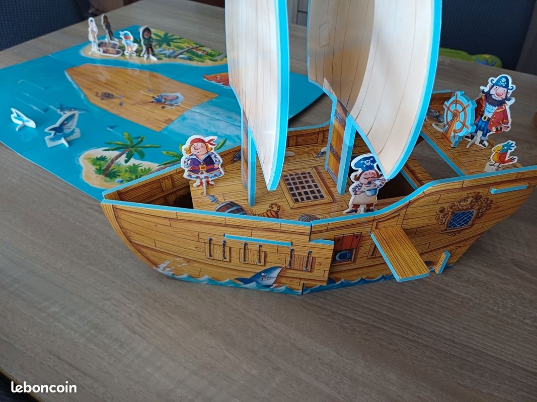 Le bateau des Pirates : Coffret Livre et Jeu de construction (image 6)
