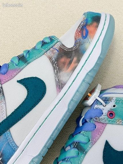 Nike Dunk Low Fut'ura Labora'tories Blea'ched Aqua Taille 42 (image 7)