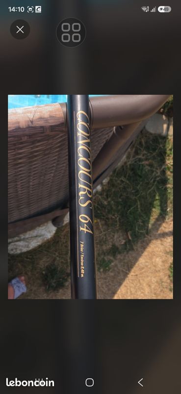 Canne au Coup Télescopique Concours 64 (6,40m - 7 Brins) (image 1)