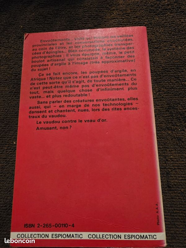 Envoûtement sur commande vue de dos — LBC AT'Brocante Troyes