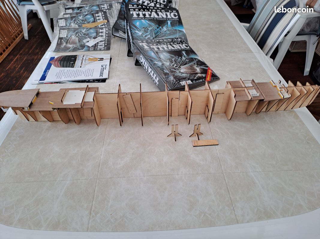 2 Maquettes Titanic Hachette 100 exemplaires (image 1)