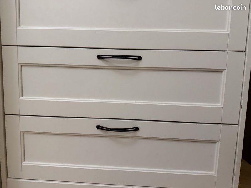 Commode IKEA 4 tiroirs blanche – bon état . À récupérer sur place (image 6)