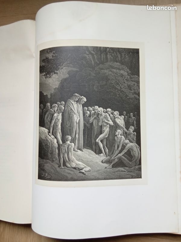 L Enfer, Le Purgatoire et Le Paradis (2 tomes). Avec les dessins de Gustave Doré. Traduction française de Pier Angelo Fiorentino, accompagnée du texte italien (image 9)