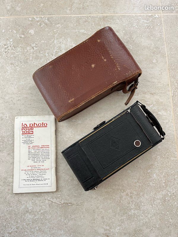 ANCIEN APPAREIL PHOTO Avec Sa Sacoche Cuir Plaubel EUR 5,00 - PicClick FR