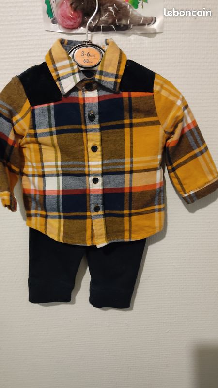 Vêtements bébé garçon en 6mois moderne 2021 très peu porté (image 2)