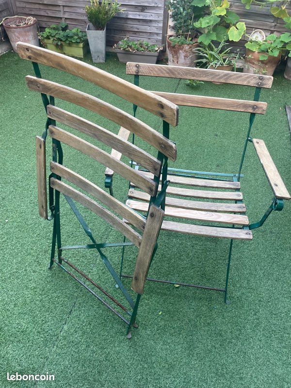 Fauteuils jardin anciens (image 1)