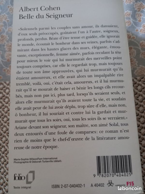 Belle du seigneur Albert Cohen (image 4)