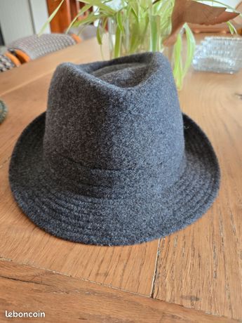 Chapeau Flechet En Pure Laine Tissé Grande-Bretagne Taille 56 - Très Bon état