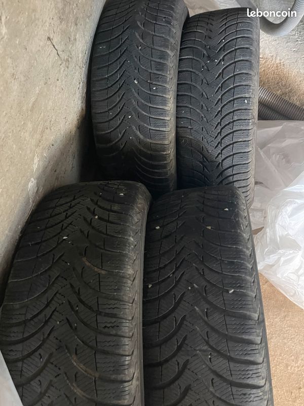 Vente 4 roues complètes PNEUS MICHELIN Alpin 195/55 R15 (image 4)