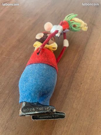 ANCIEN JOUET EN Tole Automate Schuco Mecanique Souris Danseuse EUR 61