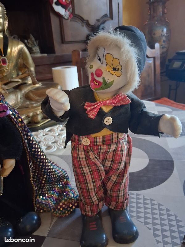 Duo de clown vintage musicaux (image 3)