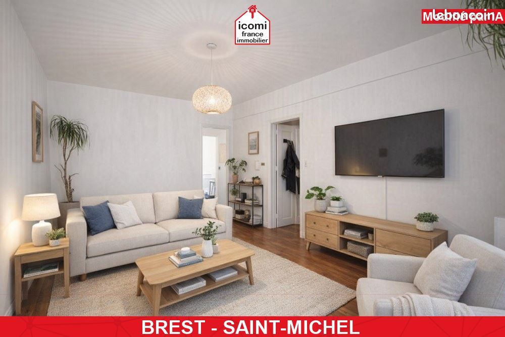Appartement 4 pièces 60 m² · à Brest · 60 m² · 132 000 €