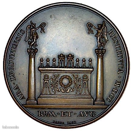ORLÉANAIS - Noblesse et villes Jeton octogonal Cu 30, société des sciences, belles-lettres et