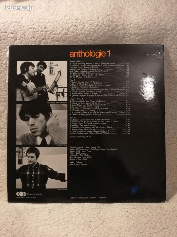 Vinyle - Poésie Française Contemporaine - Anthologie 1 (image 3)