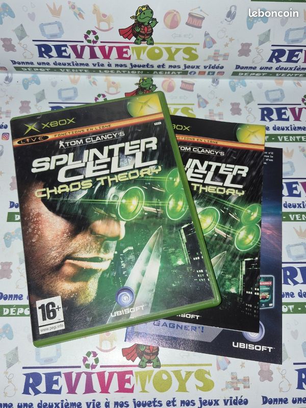 Jeu Tom Clancy's SPLINTER CELL CHAOS THEORY Nintendo GAMECUBE Complet Jeu Tom Clancy's SPLINTER CELL CHAOS THEORY Nintendo GAMECUBE Complet
