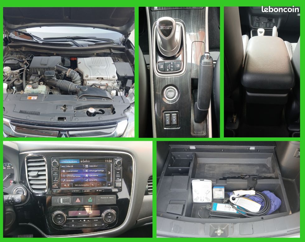 MITSUBISHI OUTLANDER 2.0l HYBRID RECHARGEABLE ESSENCE 200 PHEV – 4WD - Boite AUTO – 11/2016 – 109 044 km – VO 444 (image 7)
