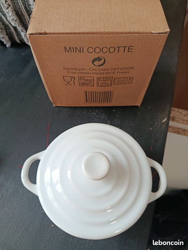4 Mini-Cocottes carrées - Ducatillon, mini cocotte