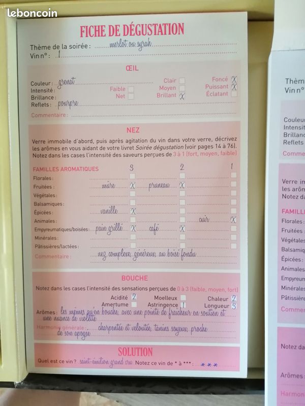 Coffret activité Œnologie Idéal pour études en restauration (image 5)