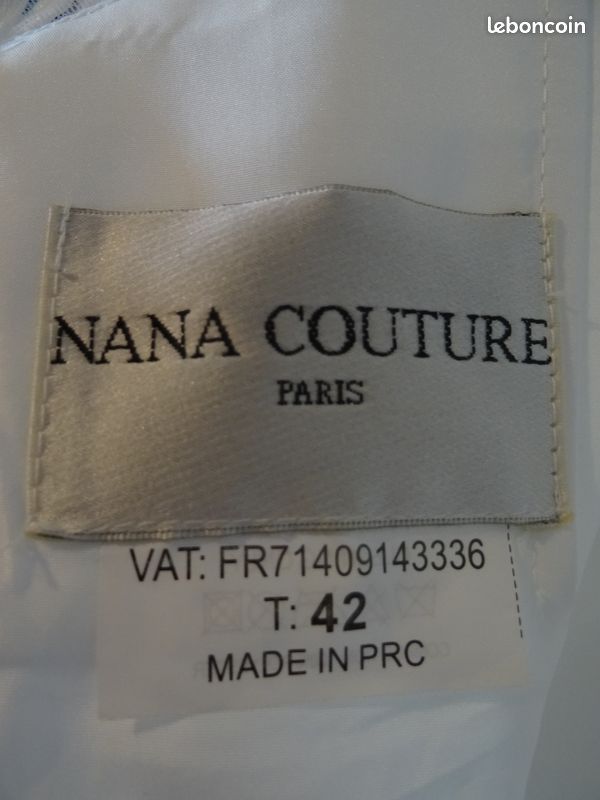 ROBE DE MARIEE taille 42 avec son étole (image 7)