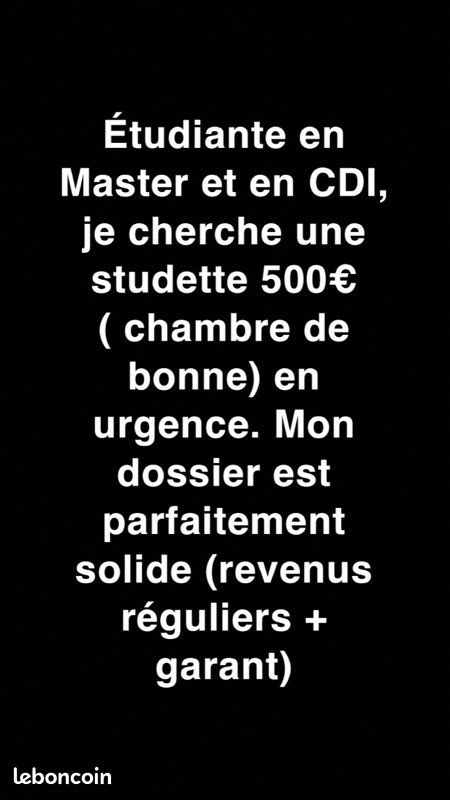 Appartement 1 pièce 9 m² · à Paris · 9 m² · 500 €/mois