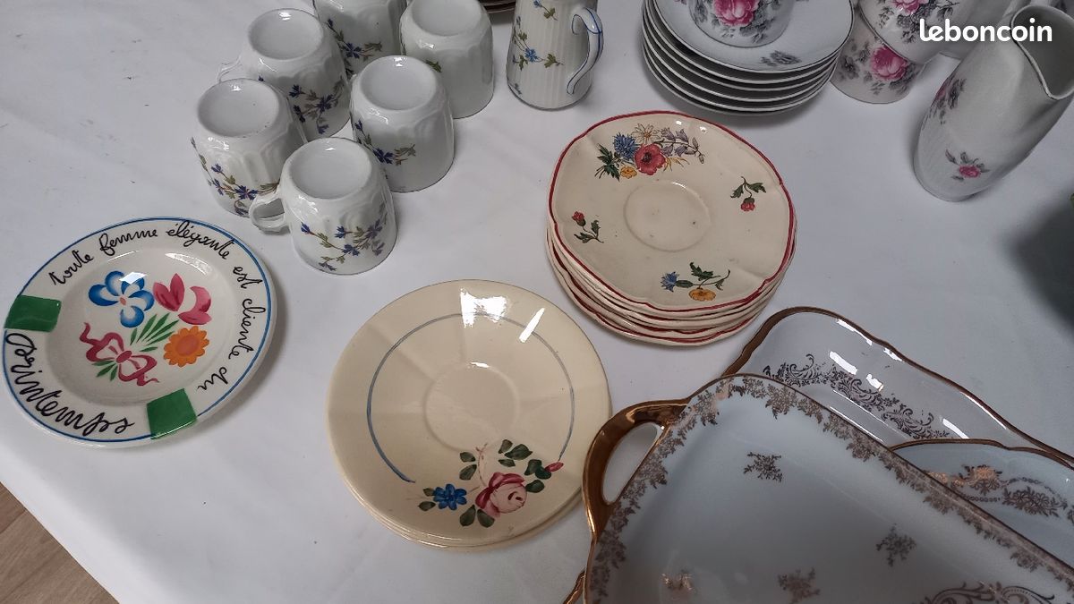 Porcelaines diverses limoges Gien (image 8)