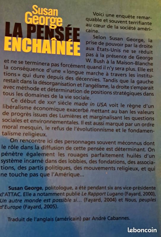 La pensée enchaînée, George, USA, droite, politique (image 2)