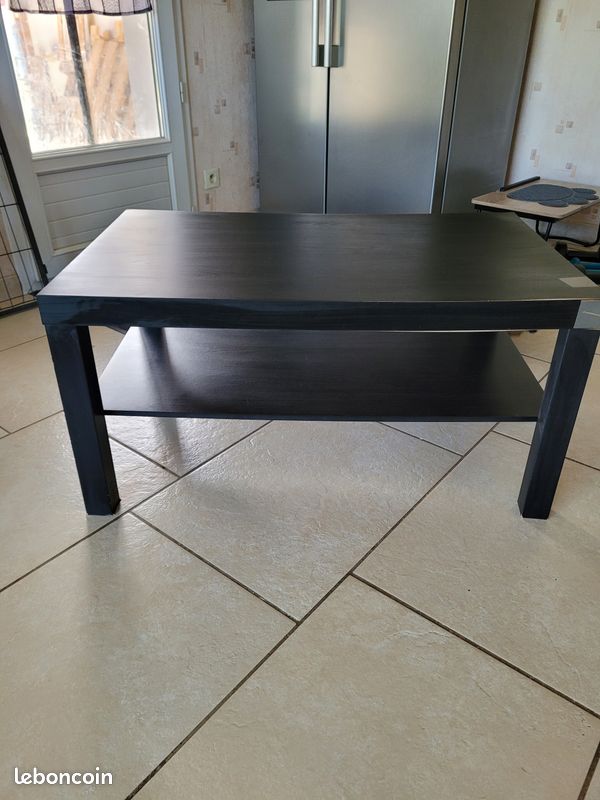 Table basse noire LACK Ikéa (image 1)