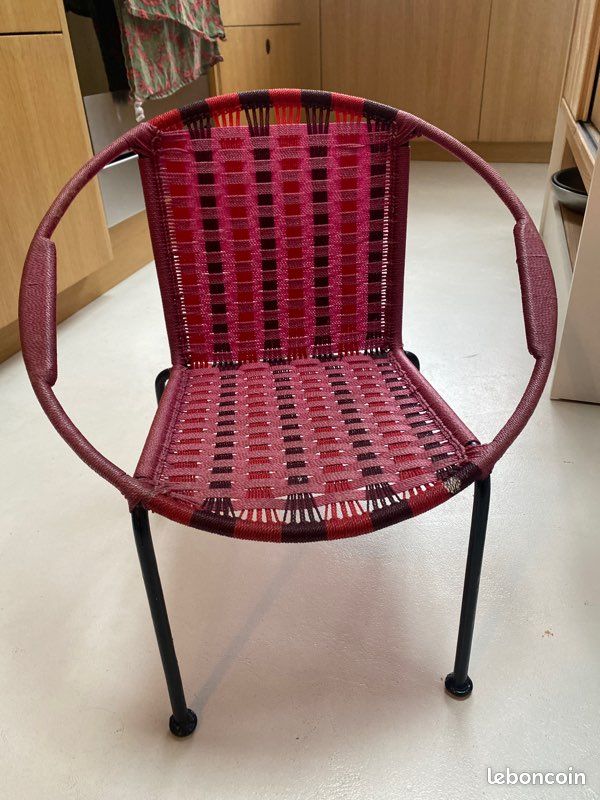2 chaises scoubidou 70’s enfant (image 3)