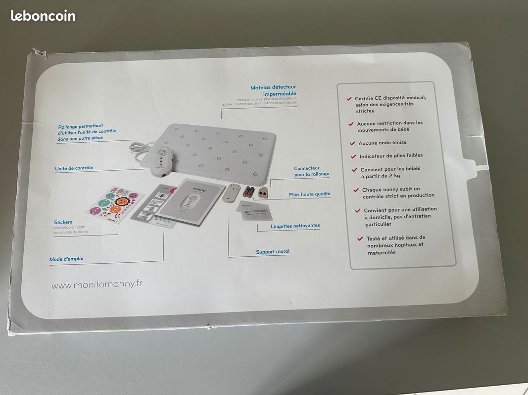 Nanny Care Moniteur de surveillance respiratoire bébé (image 4)