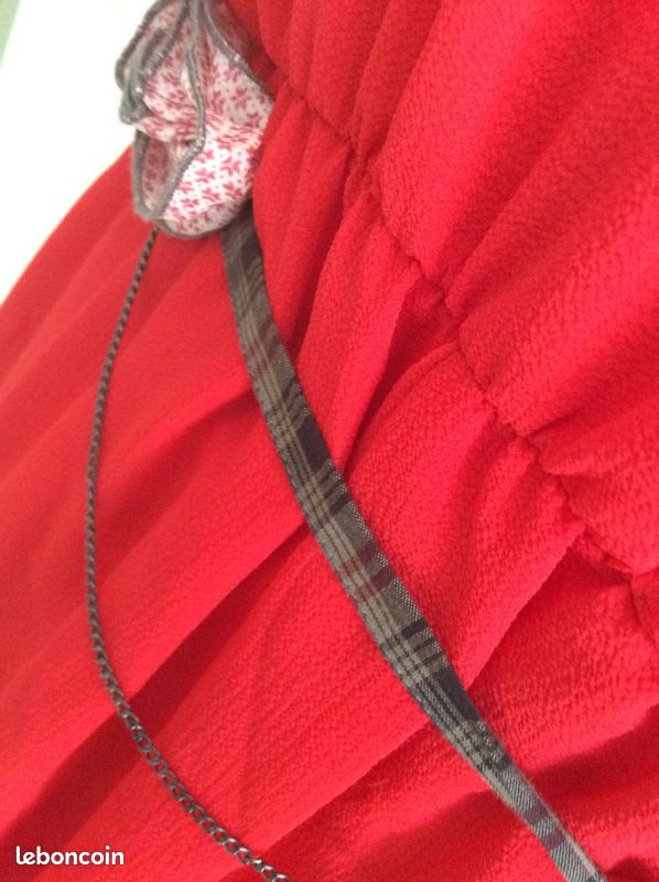 Ceinture fantaisie tissu écossais Cop Copine Neuf (image 2)