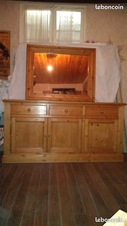 Meuble bas et son miroir (image 1)