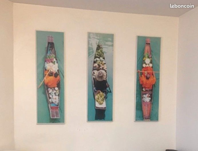 Triptyque - lot de 3 tableaux (image 1)