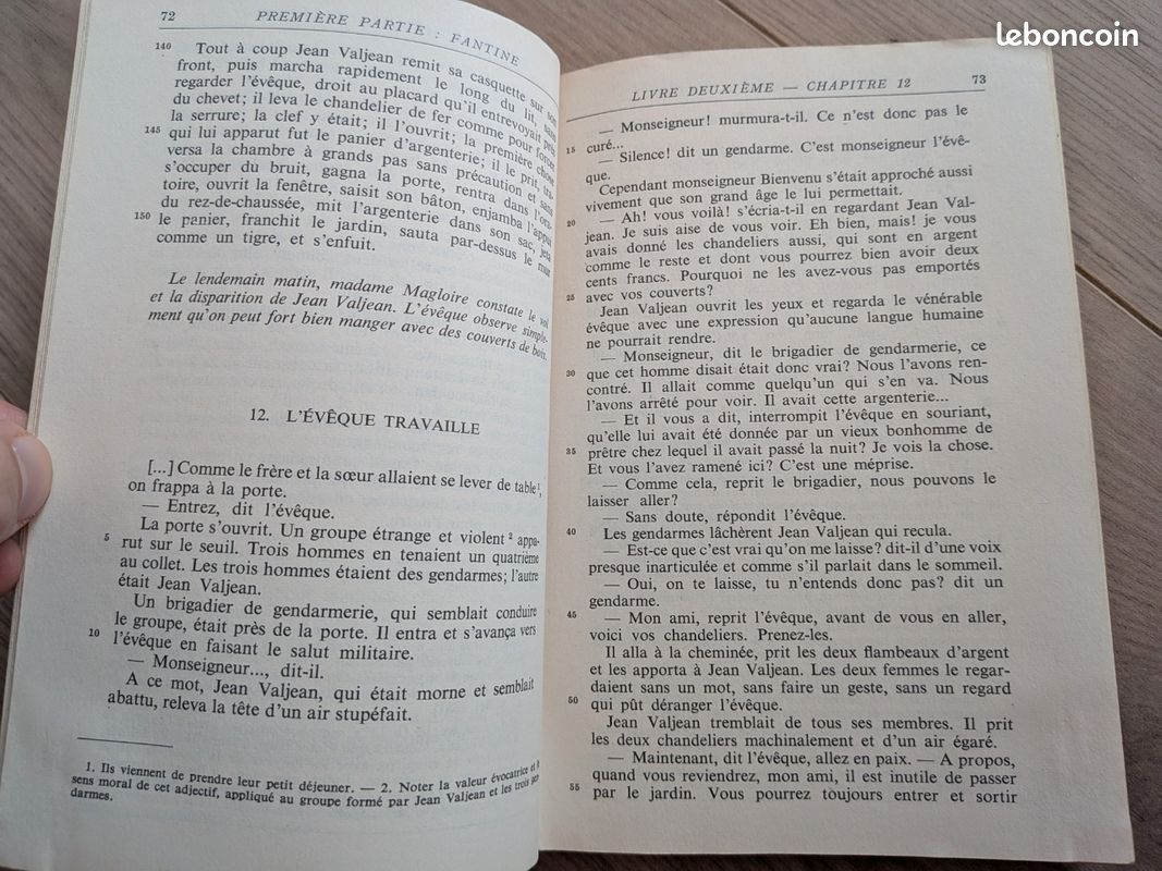 Lot de 2 livres : les misérables de Victor Hugo et le bourgeois gentilhomme de Molière (image 4)