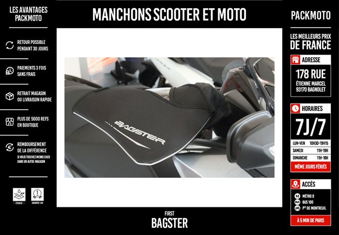 Manchons Premium BAGSTER - , Manchons