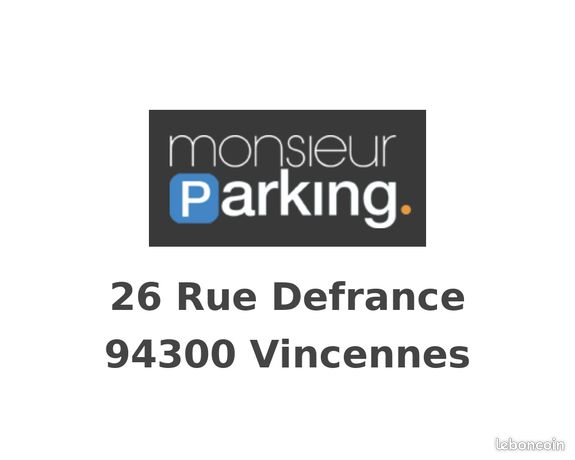 Parking/box Vincennes