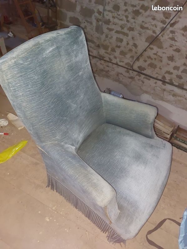 Fauteuil ancien style baroque (image 3)