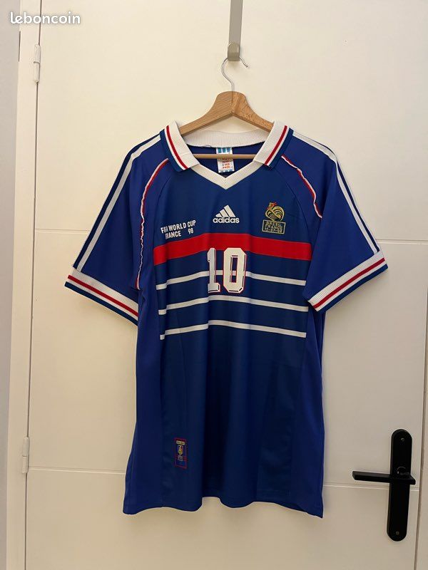 Maillot France 1998 – Vintage Coupe Du Monde – Taille XL – Occasion
