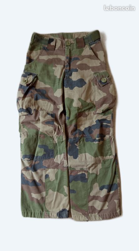 Pantalon Combat Militaire Français Félin Taille 93/100 C (XXL) - Modèle Armée De Terre, Période 2011, Neuf