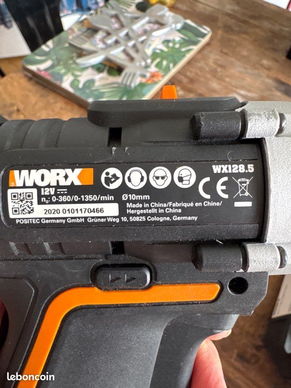 Perceuse visseuse devisseuse WORX (image 4)