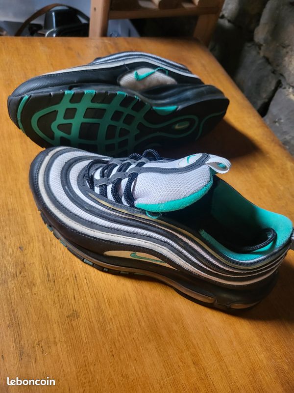 Max 97 Chaussure Nike Bulle Nike Air Max 97 Black Dark Obsidian