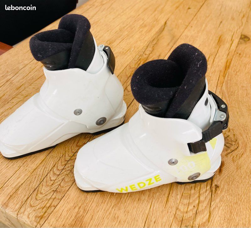 Wedze Chaussure de ski enfant Kid 100 Blanc 25 Sport