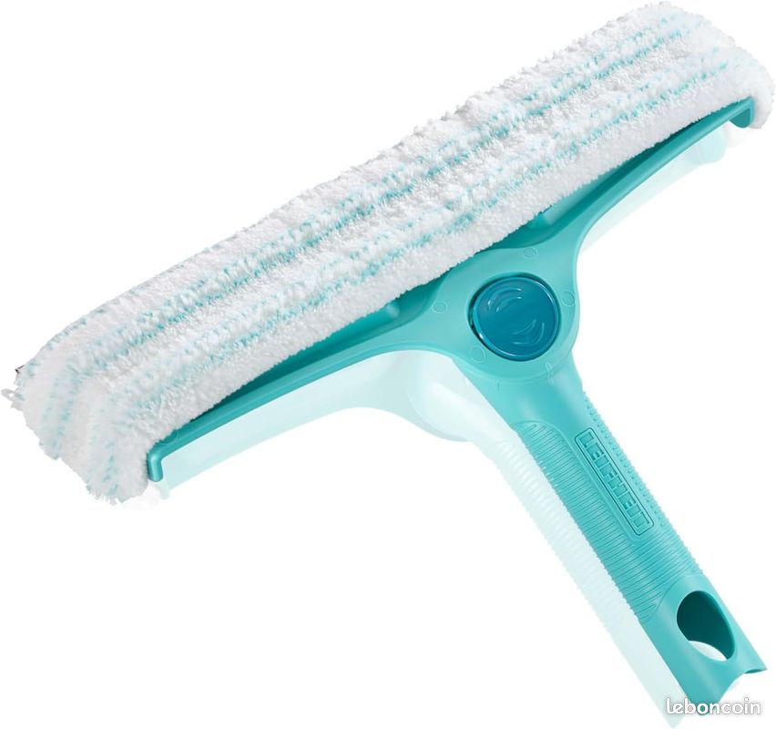 NEUF : Manche balais extensible 145 à 200 cm + nettoyeur articulé microfibre raclette vitre, sol (image 5)