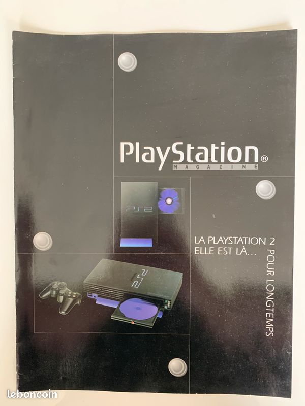 Brochure collector presentation de la playstation 2 en france jeux video ps2 (image 1)