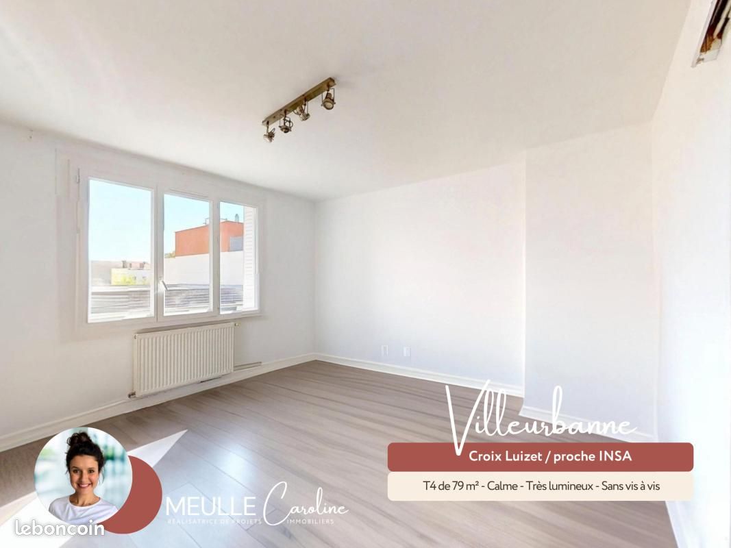 Appartement 4 pièces 78 m² · à Villeurbanne · 78 m² · 983 €/mois